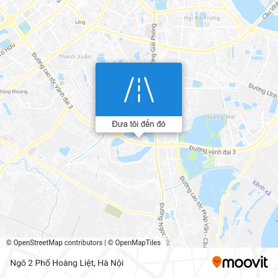 Bản đồ Ngõ 2 Phố Hoàng Liệt