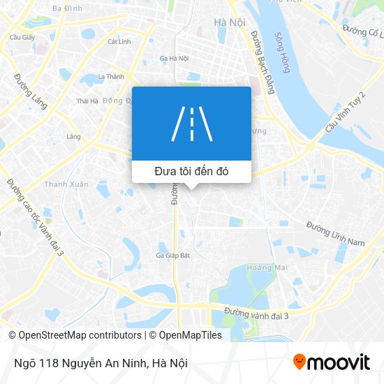 Bản đồ Ngõ 118 Nguyễn An Ninh