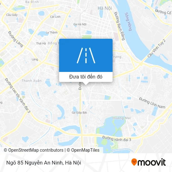 Bản đồ Ngõ 85 Nguyễn An Ninh