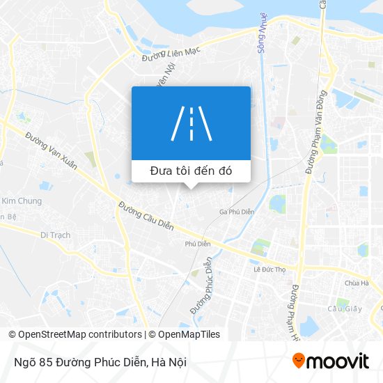 Bản đồ Ngõ 85 Đường Phúc Diễn