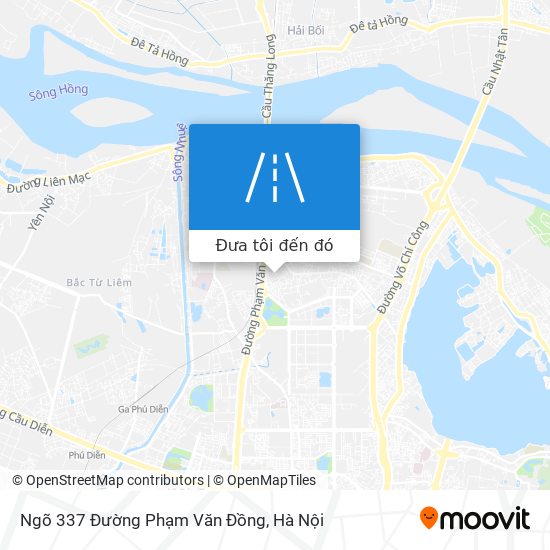 Bản đồ Ngõ 337 Đường Phạm Văn Đồng