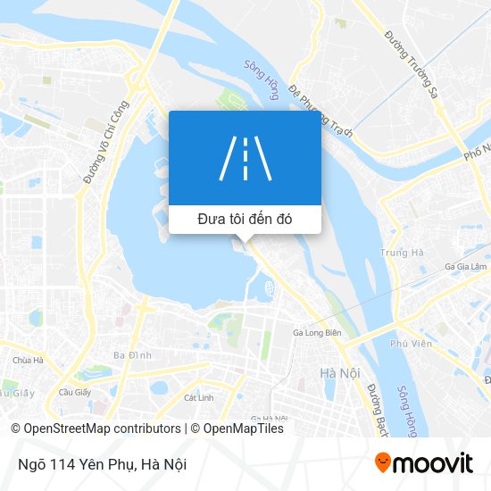 Bản đồ Ngõ 114 Yên Phụ
