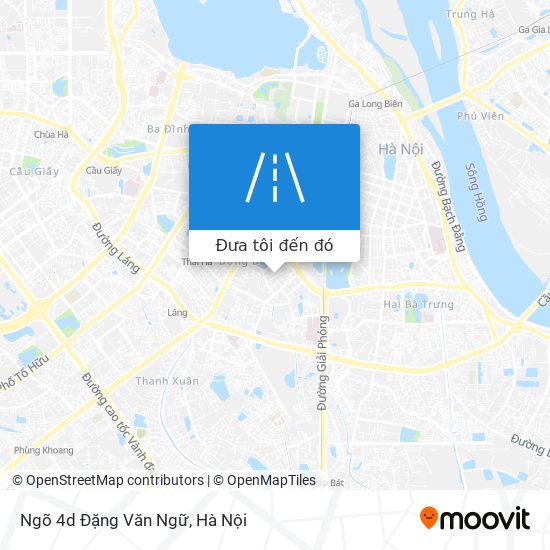 Bản đồ Ngõ 4d Đặng Văn Ngữ