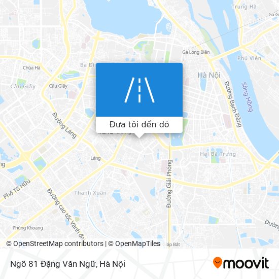 Bản đồ Ngõ 81 Đặng Văn Ngữ