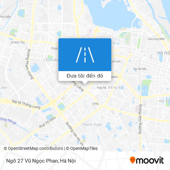 Bản đồ Ngõ 27 Vũ Ngọc Phan