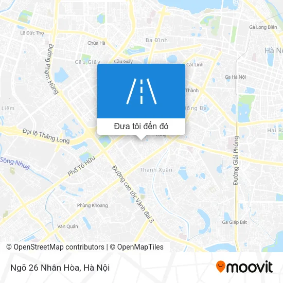 Bản đồ Ngõ 26 Nhân Hòa
