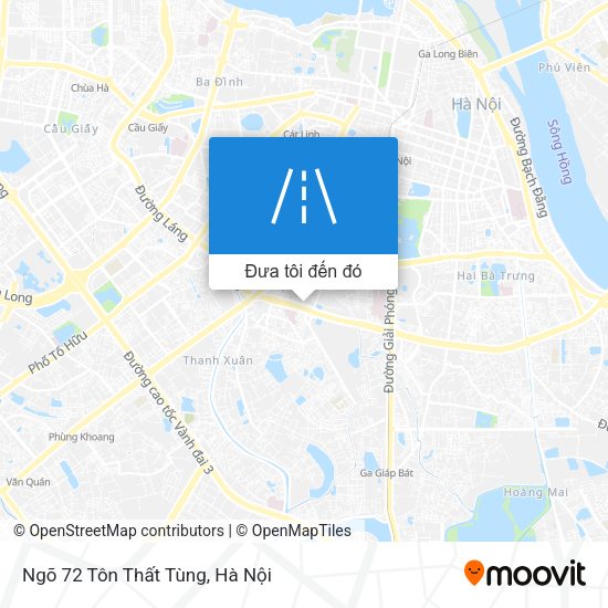 Bản đồ Ngõ 72 Tôn Thất Tùng
