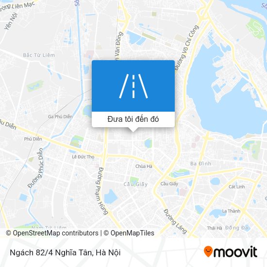 Bản đồ Ngách 82/4 Nghĩa Tân