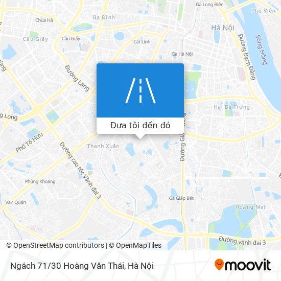 Bản đồ Ngách 71/30 Hoàng Văn Thái