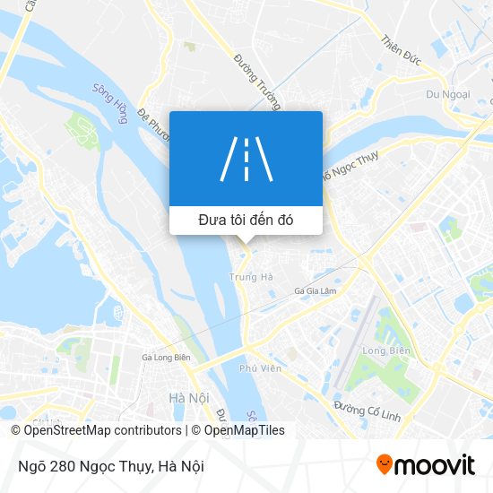 Bản đồ Ngõ 280 Ngọc Thụy