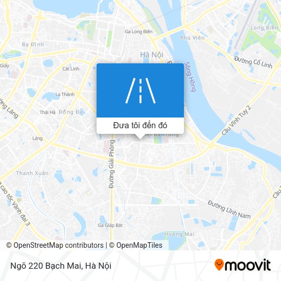Bản đồ Ngõ 220 Bạch Mai