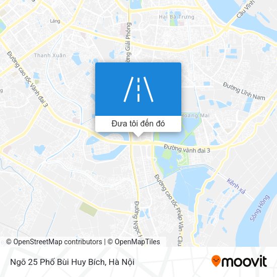 Bản đồ Ngõ 25 Phố Bùi Huy Bích