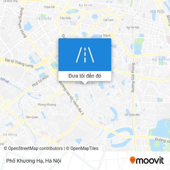 Bản đồ Phố Khương Hạ