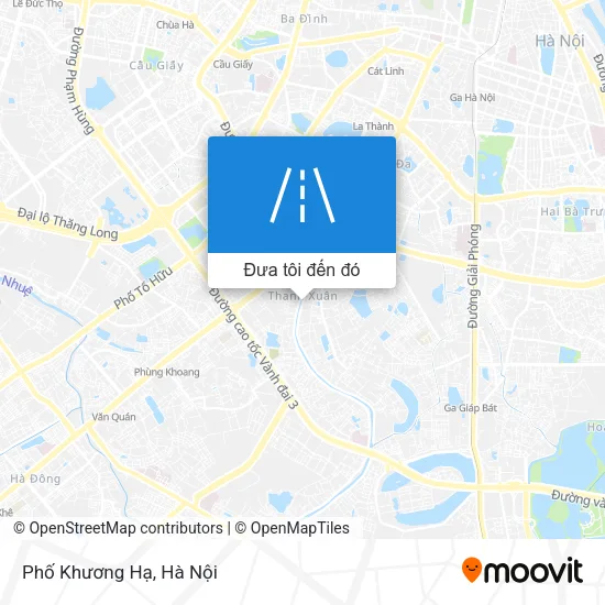 Bản đồ Phố Khương Hạ