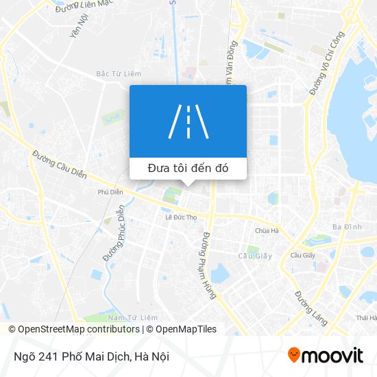 Bản đồ Ngõ 241 Phố Mai Dịch