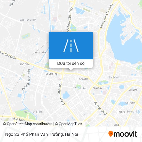 Bản đồ Ngõ 23 Phố Phan Văn Trường