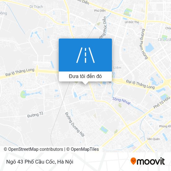 Bản đồ Ngõ 43 Phố Cầu Cốc