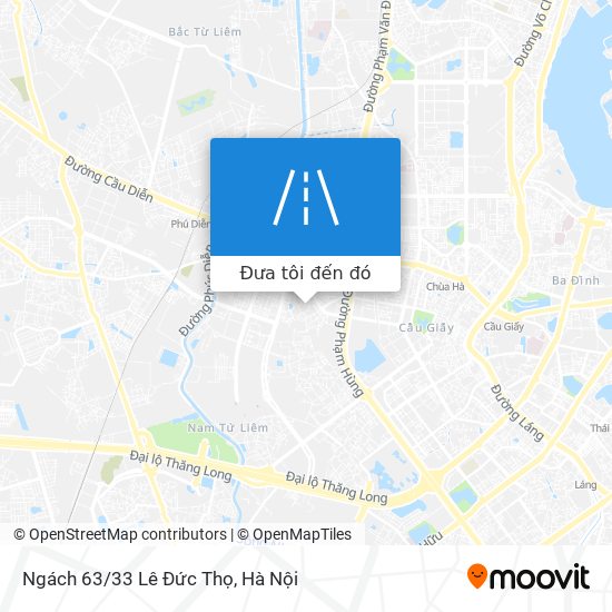 Bản đồ Ngách 63/33 Lê Đức Thọ