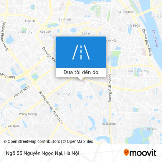 Bản đồ Ngõ 55 Nguyễn Ngọc Nại