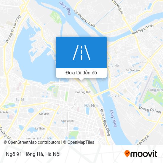Bản đồ Ngõ 91 Hồng Hà