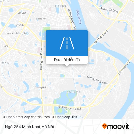 Bản đồ Ngõ 254 Minh Khai