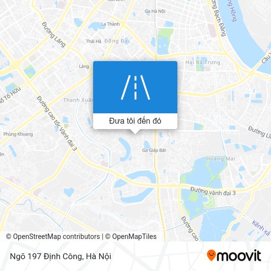 Bản đồ Ngõ 197 Định Công