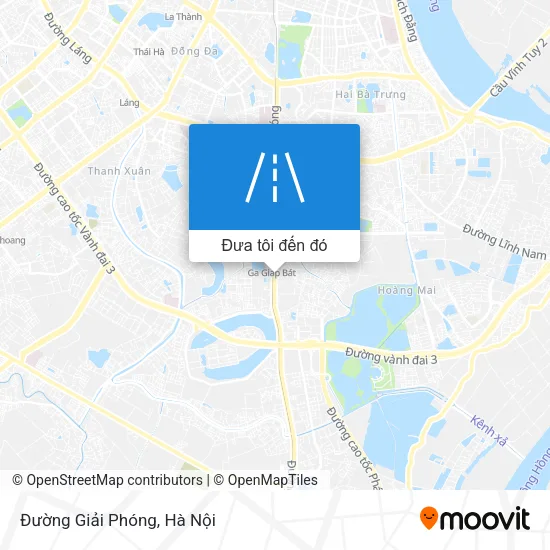 Bản đồ Đường Giải Phóng