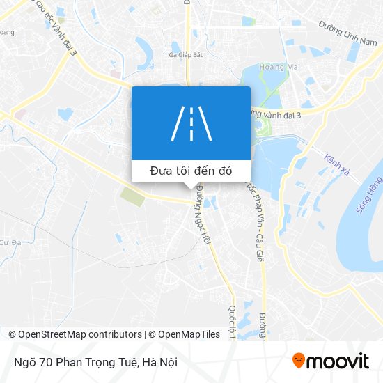 Bản đồ Ngõ 70 Phan Trọng Tuệ