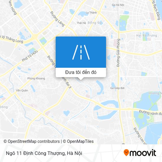 Bản đồ Ngõ 11 Định Công Thượng