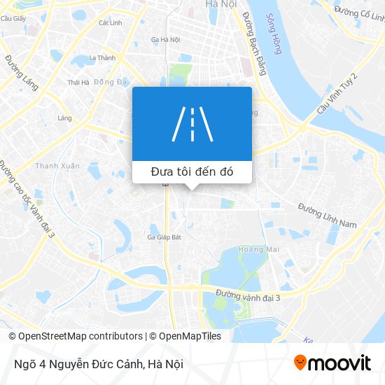Bản đồ Ngõ 4 Nguyễn Đức Cảnh