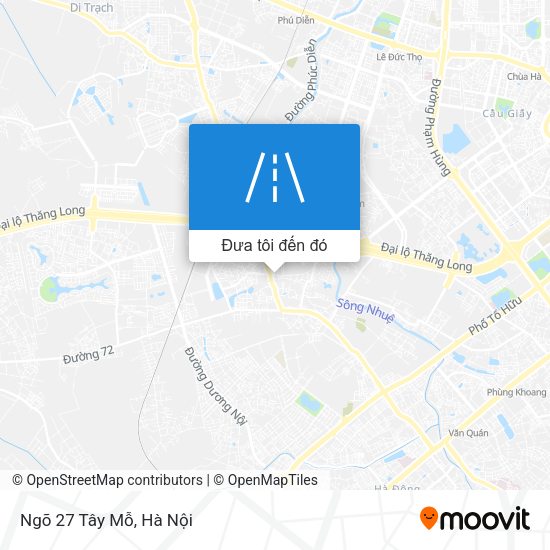 Bản đồ Ngõ 27 Tây Mỗ