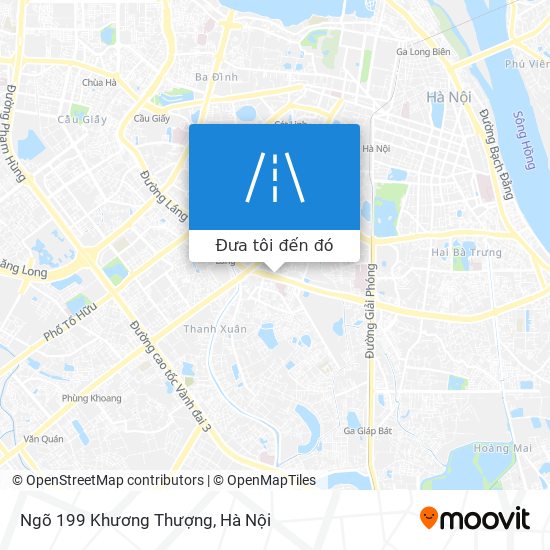 Bản đồ Ngõ 199 Khương Thượng