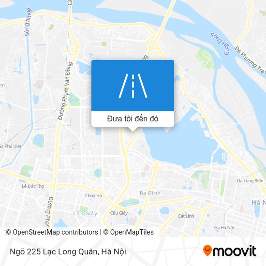 Bản đồ Ngõ 225 Lạc Long Quân
