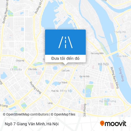 Bản đồ Ngõ 7 Giang Văn Minh