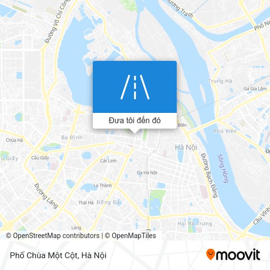 Bản đồ Phố Chùa Một Cột