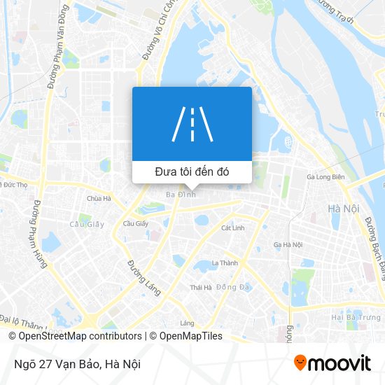 Bản đồ Ngõ 27 Vạn Bảo
