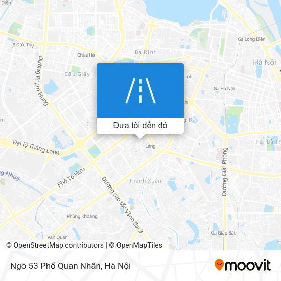 Bản đồ Ngõ 53 Phố Quan Nhân