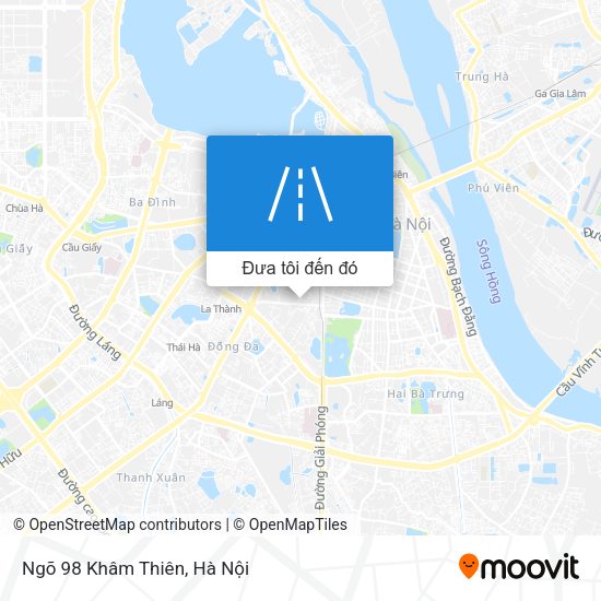 Bản đồ Ngõ 98 Khâm Thiên