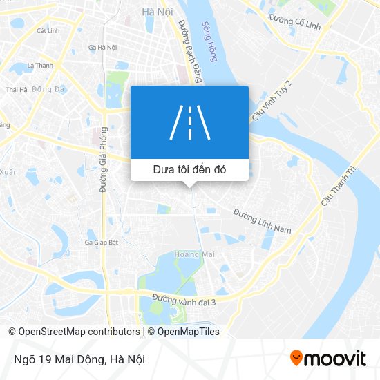 Bản đồ Ngõ 19 Mai Dộng