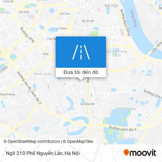 Bản đồ Ngõ 210 Phố Nguyễn Lân