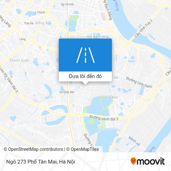 Bản đồ Ngõ 273 Phố Tân Mai