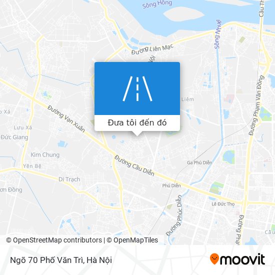 Bản đồ Ngõ 70 Phố Văn Trì