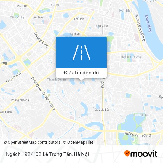 Bản đồ Ngách 192/102 Lê Trọng Tấn