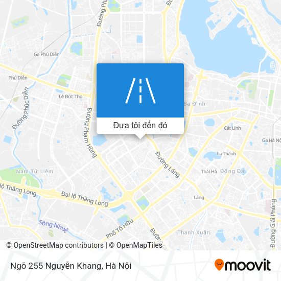 Bản đồ Ngõ 255 Nguyễn Khang