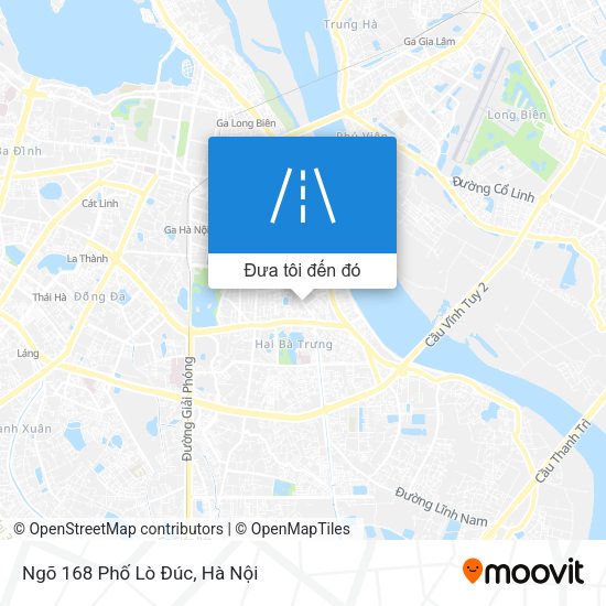 Bản đồ Ngõ 168 Phố Lò Đúc