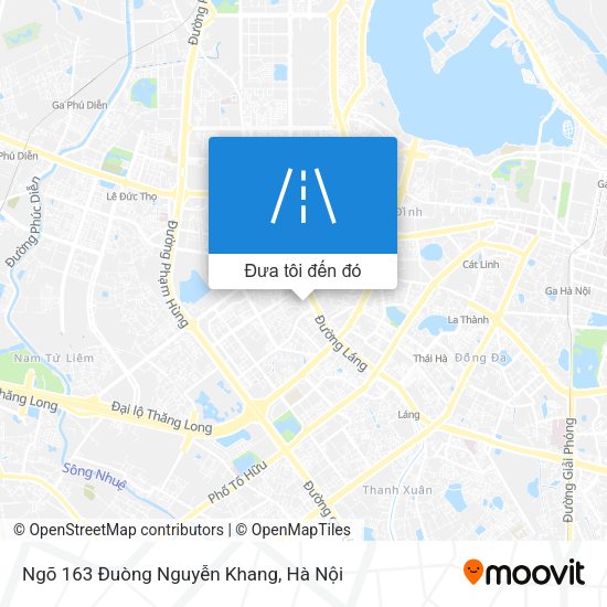 Bản đồ Ngõ 163 Đuòng Nguyễn Khang