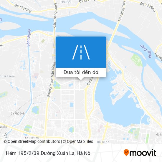 Bản đồ Hẻm 195/2/39 Đường Xuân La