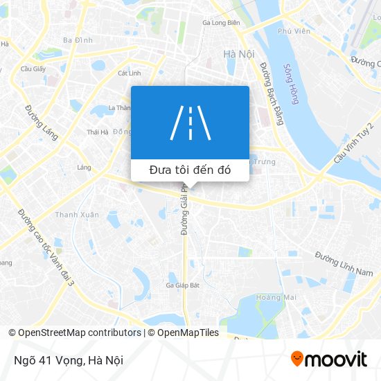 Bản đồ Ngõ 41 Vọng