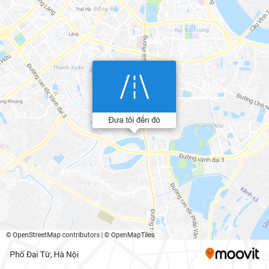 Bản đồ Phố Đại Từ
