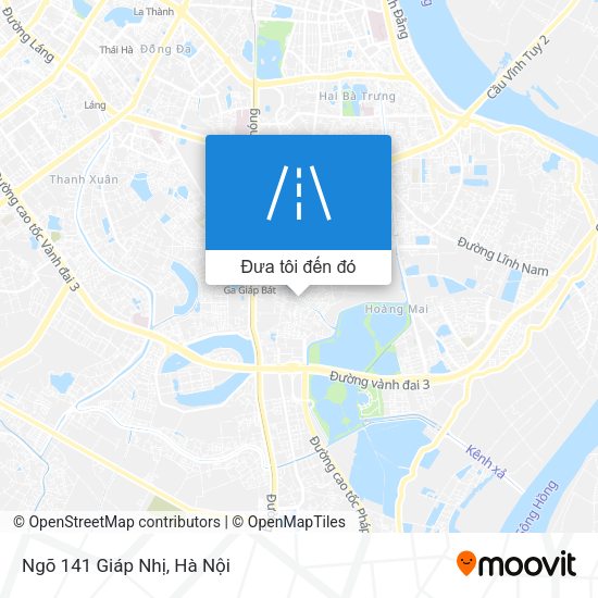Bản đồ Ngõ 141 Giáp Nhị